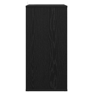 Ντουλάπι δίσκων βινυλίου Μαύρη Δρυς 44,5 x 36,5 x 74,5 εκ