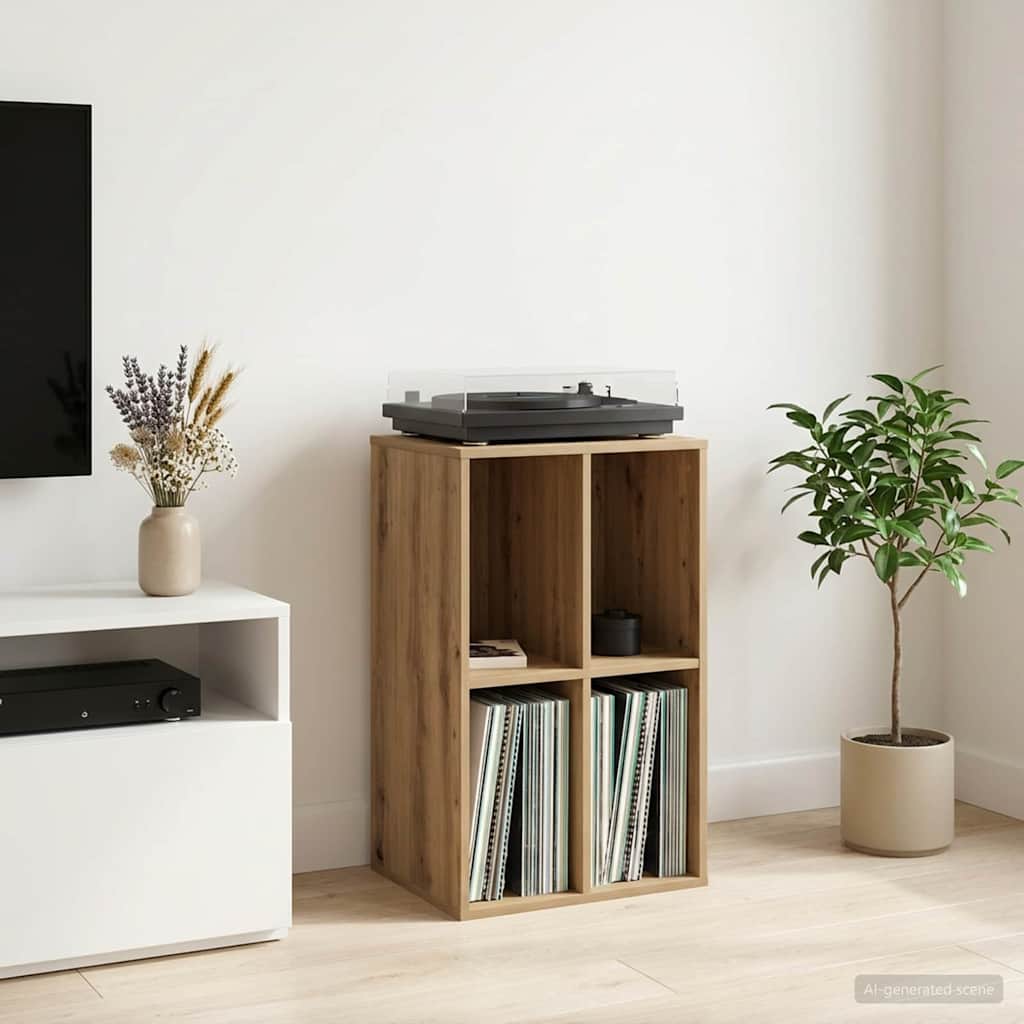 Ντουλάπι δίσκων βινυλίου Artisan Δρυς 44,5 x 36,5 x 74,5 εκ - Pakobazaar