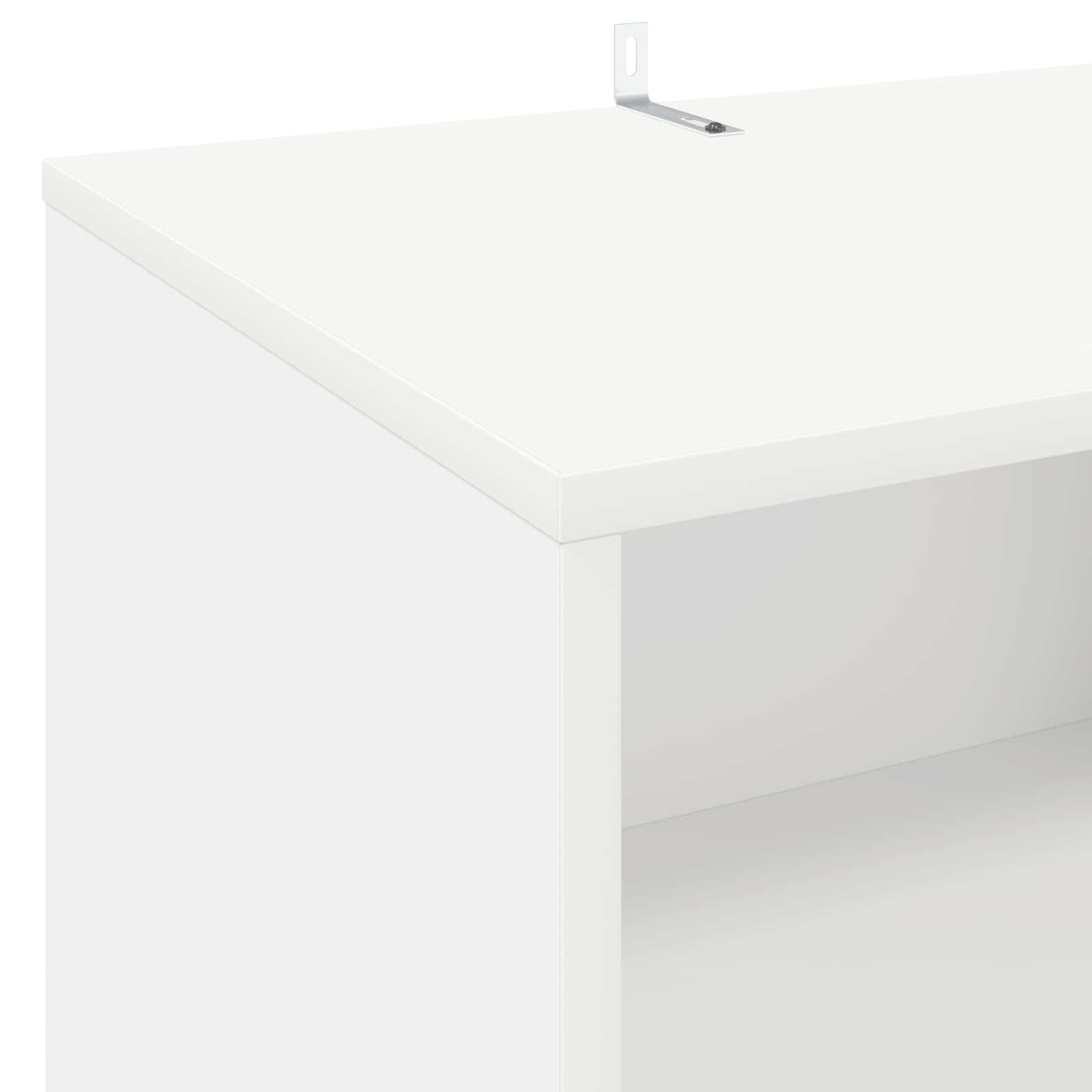 Ράφι Πικάπ Λευκό 47 x 39,5 x 74,5 εκ. Επεξεργασμένο Ξύλο