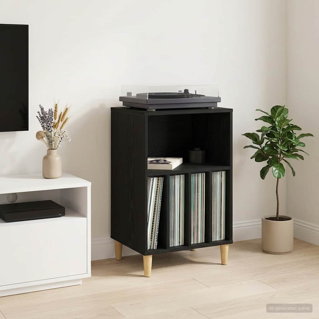 Ράφι Πικάπ Μαύρη Δρυς 47 x 39,5 x 74,5 εκ. Επεξεργασμένο Ξύλο