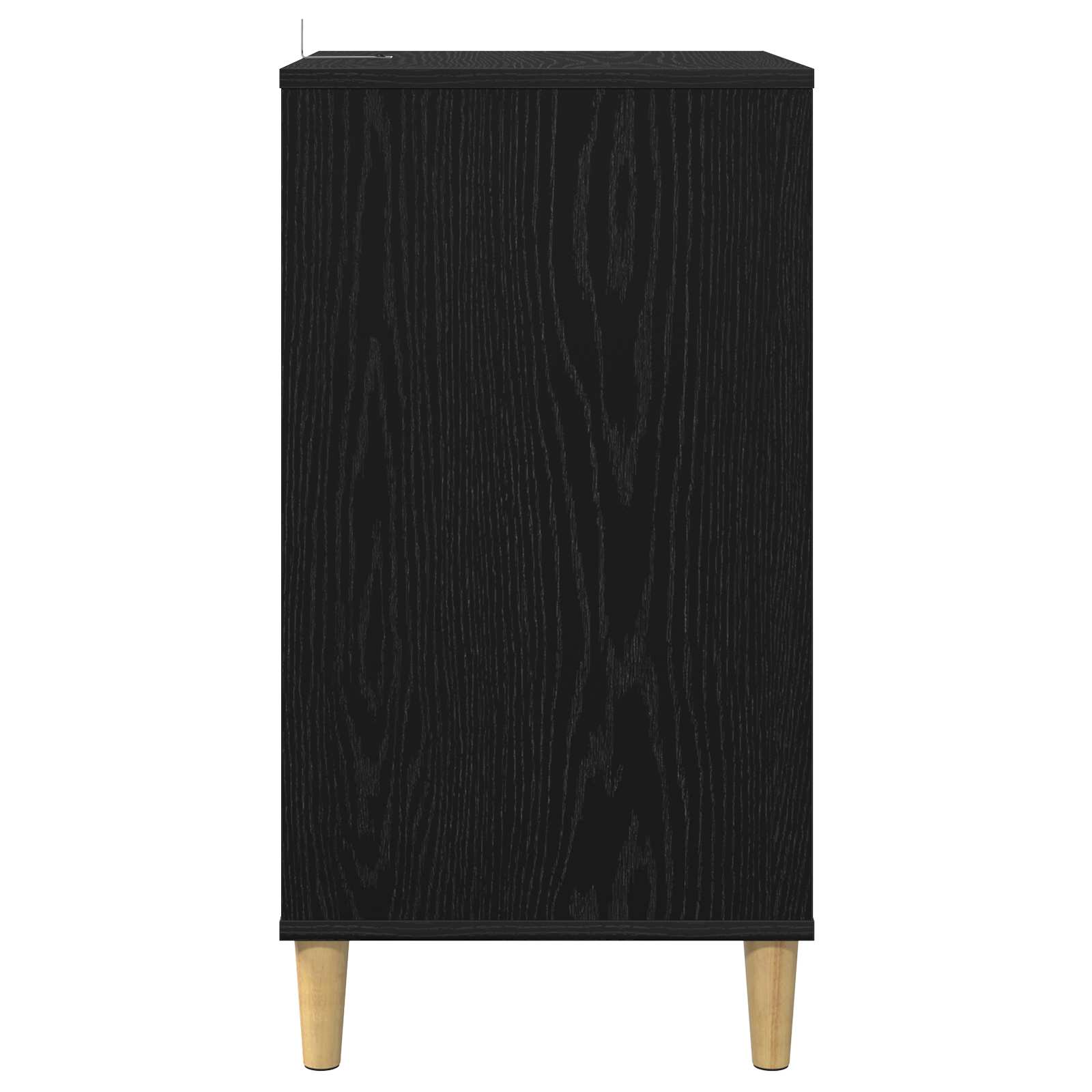 Ράφι Πικάπ Μαύρη Δρυς 47 x 39,5 x 74,5 εκ. Επεξεργασμένο Ξύλο