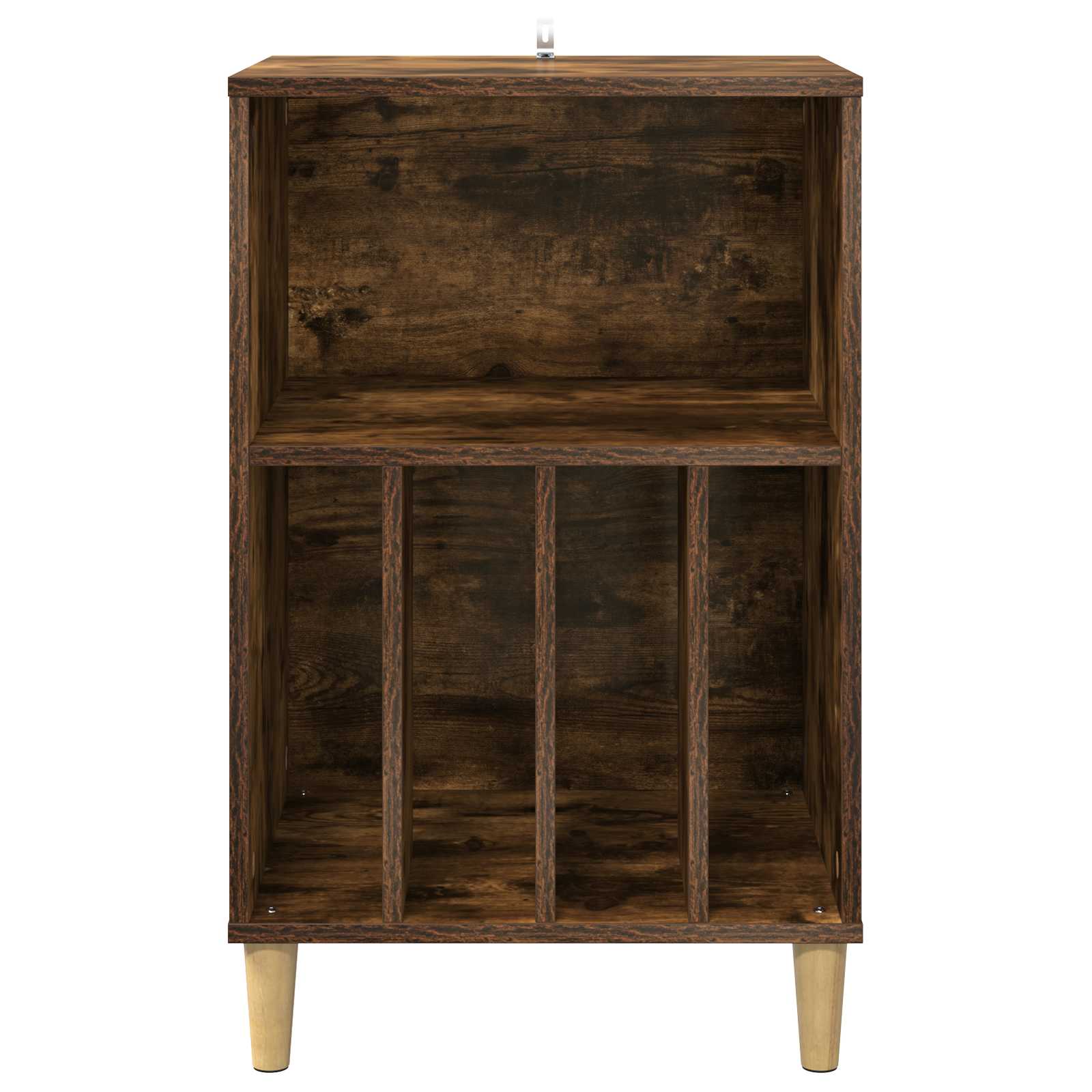 Ράφι Πικάπ Καπνισμένο Ξύλο Δρυός 47 x 39,5 x 74,5 εκ.