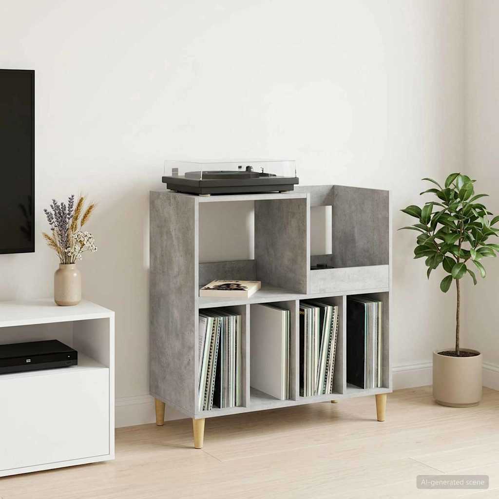 Βάση πικάπ Γκρι Σκυροδέματος 82 x 39,5 x 82,5 εκ - Pakobazaar
