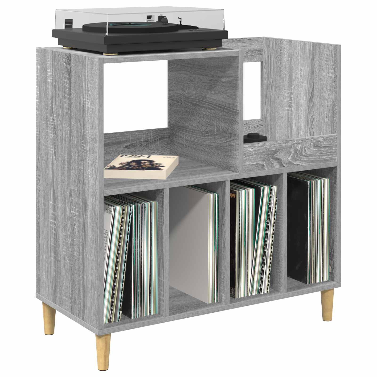 Βάση πικάπ Γκρι Sonoma 82 x 39,5 x 82,5 εκ Επεξεργασμένο Ξύλο - Pakobazaar