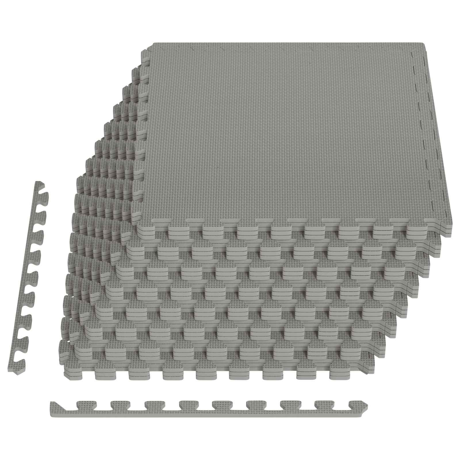 Πατάκια 24 pcs Γκρι 8,64 m² Φελιζόλ EVA