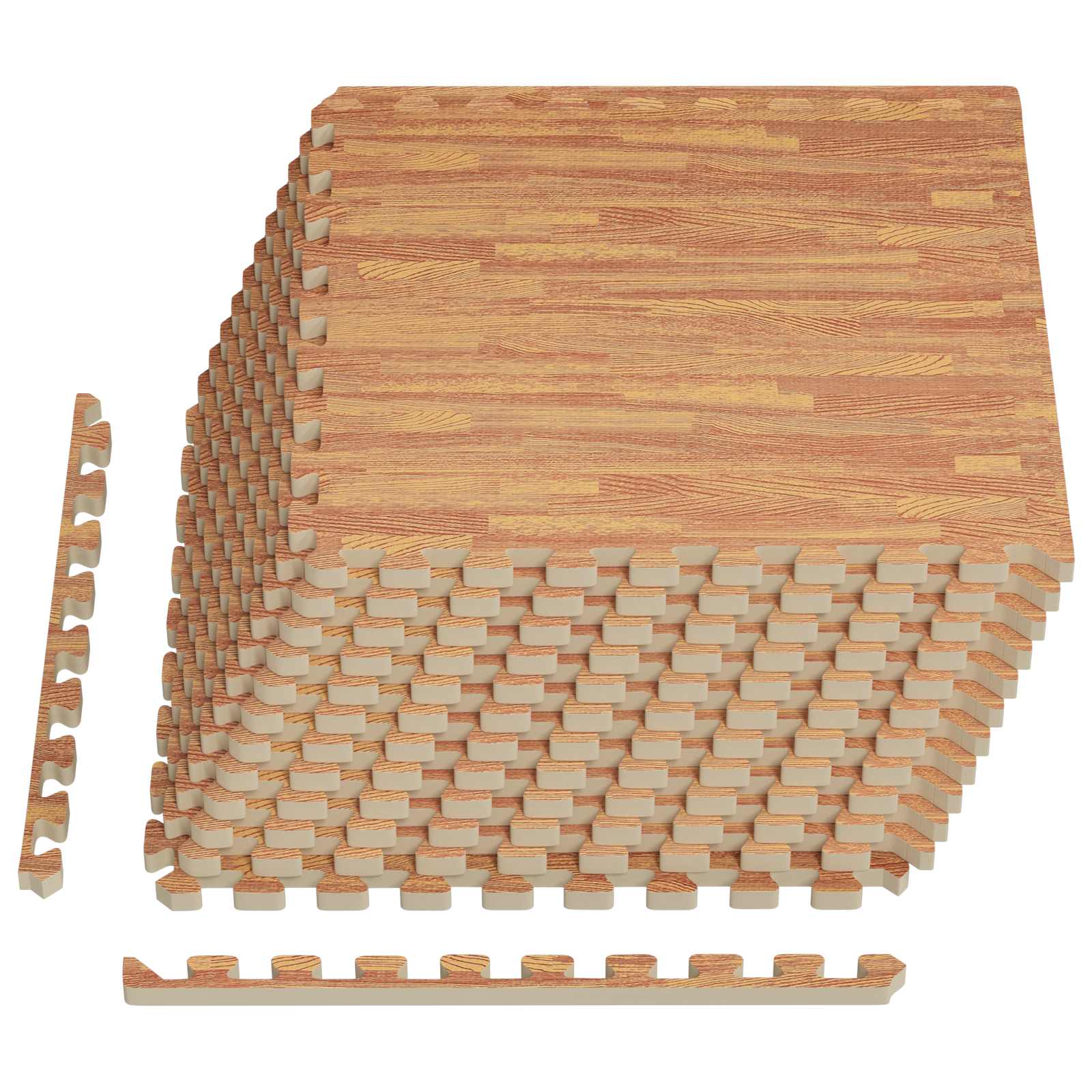 Πατάκια 12 pcs ξύλο 4,32 m² Φελιζόλ EVA