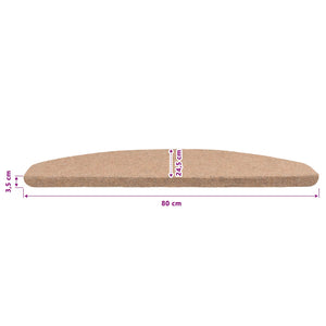 Αυτοκόλλητα Ματ Σκαλοπατιών 15 pcs Μπεζ 80 x 28 x 3,5 εκ - Pakobazaar