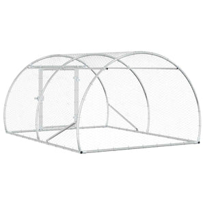 Κοτέτσι Ασημί 200 x 150 x 100 cm Γαλβανισμένος Χάλυβας