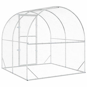 Κοτέτσι Ασημί 200 x 200 x 200 cm Γαλβανισμένος Χάλυβας