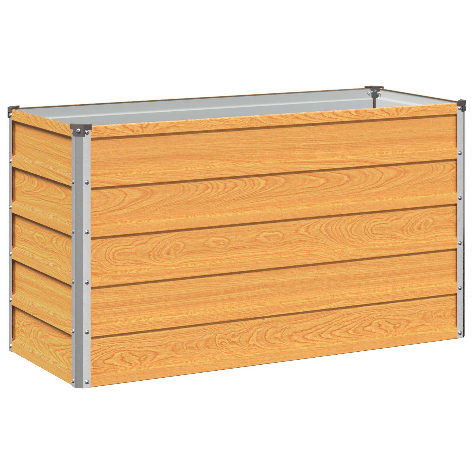 Υψωμένο Κρεβάτι Κήπου Φυσικό 100 x 40 x 55 cm - Pakobazaar