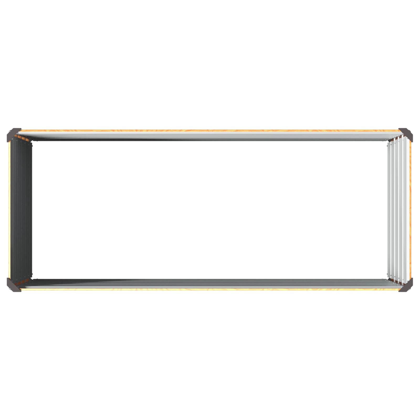 Υψωμένο Κρεβάτι Κήπου Φυσικό 100 x 40 x 55 cm - Pakobazaar