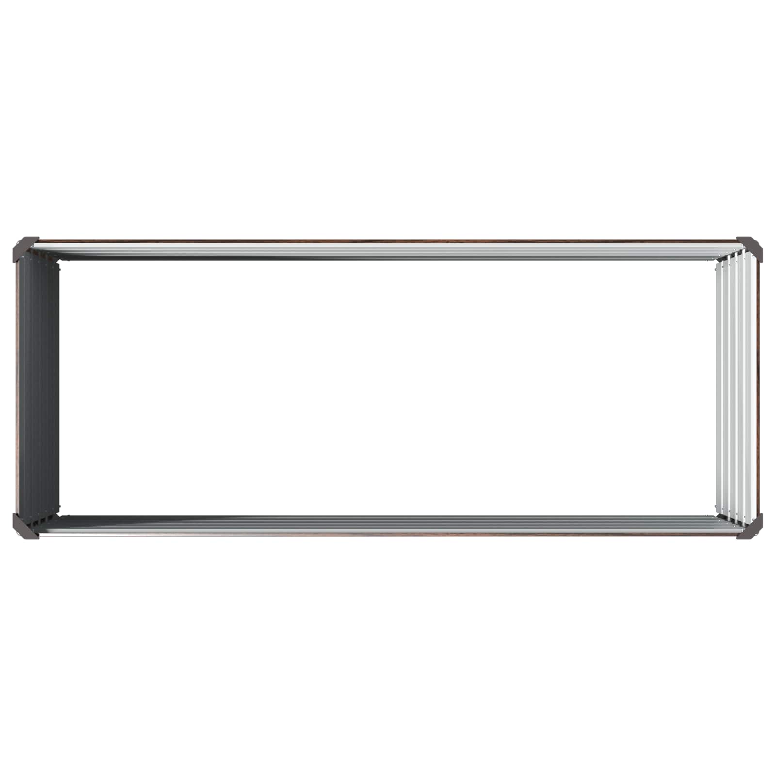 Υψωμένο Κρεβάτι Κήπου Μαύρο 100 x 40 x 55 cm - Pakobazaar