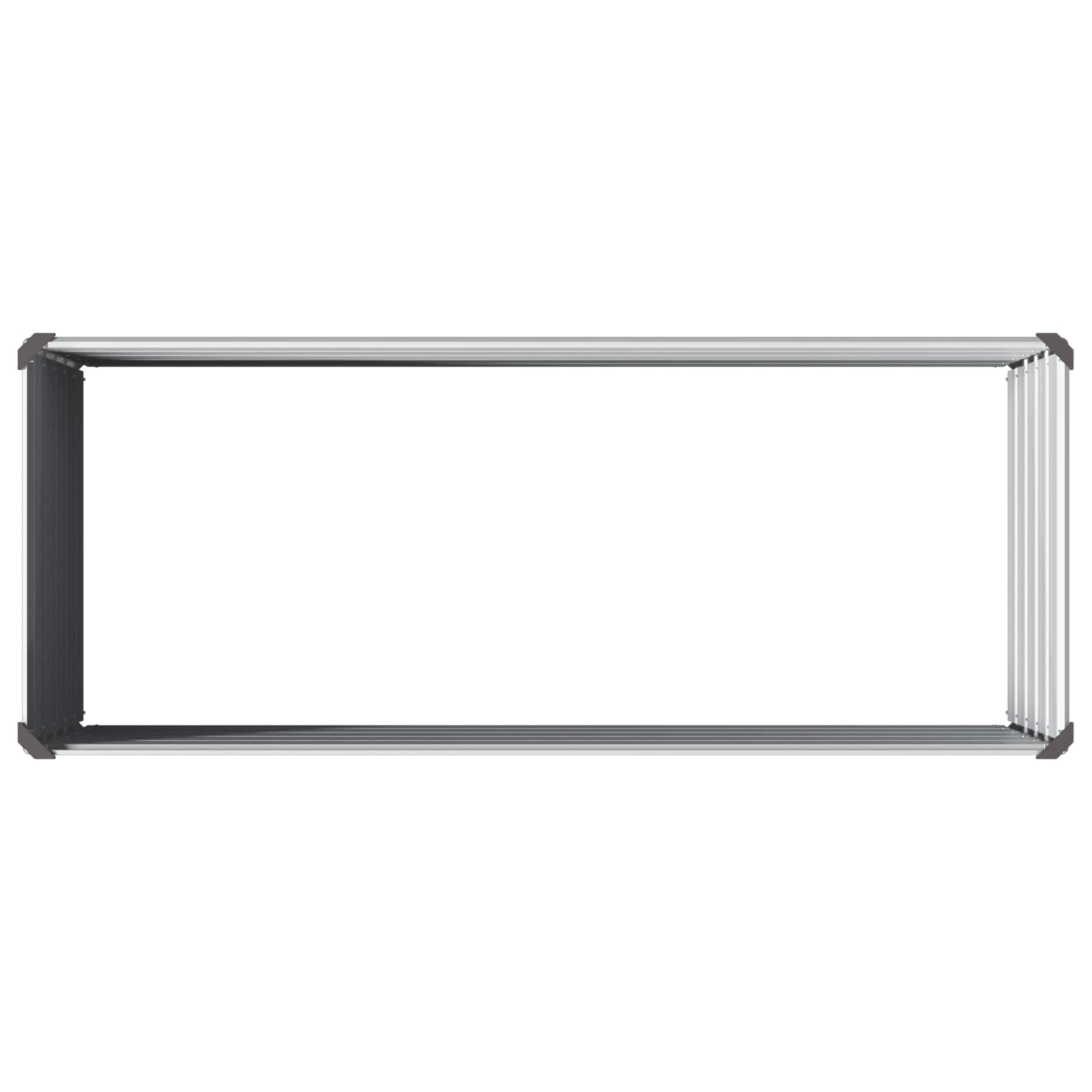 Υψωμένο Κρεβάτι Κήπου Γκρι 100 x 40 x 55 cm - Pakobazaar