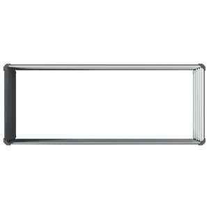 Υψωμένο Κρεβάτι Κήπου Ανθρακί 100 x 40 x 55 cm