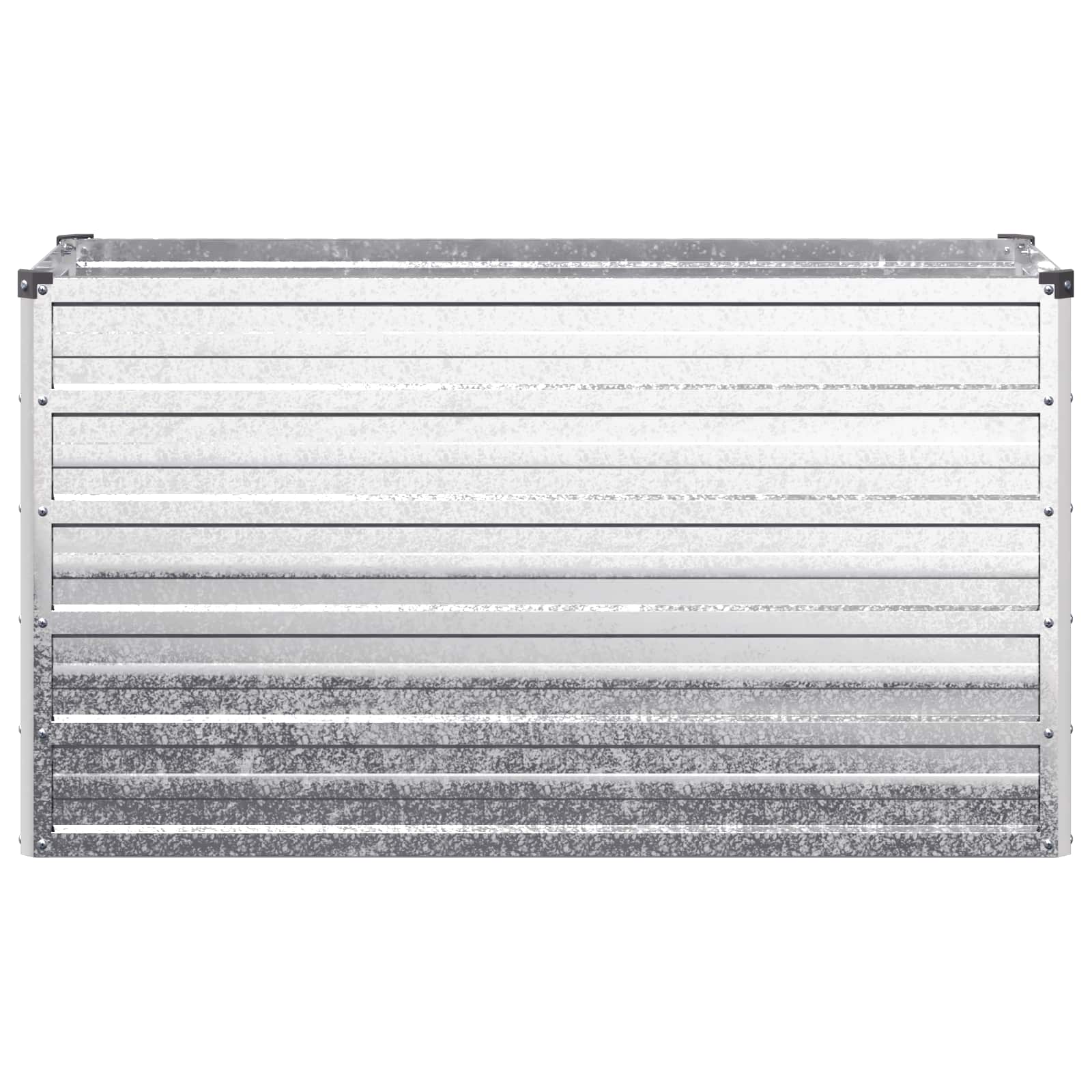 Υψωμένο Κρεβάτι Κήπου Ασημί 100 x 40 x 55 cm γαλβανισμένο