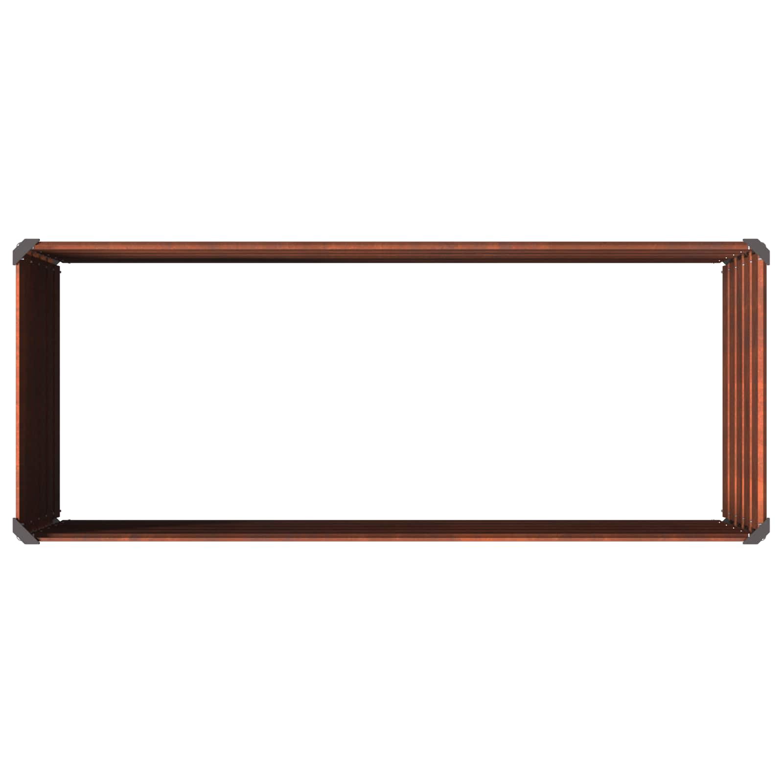 Υψωμένο Κρεβάτι Κήπου Σκ rusty 100 x 40 x 55 cm κοντόν - Pakobazaar