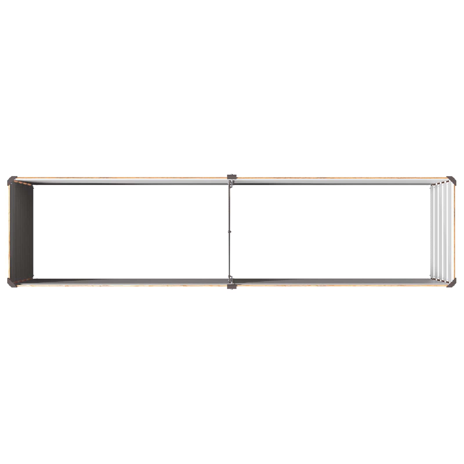 Υψωμένο Κρεβάτι Κήπου Ξύλινο Καφέ 160 x 40 x 55 εκ. - Pakobazaar