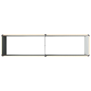 Υψωμένο Κρεβάτι Κήπου Φυσικό 160 x 40 x 55 εκ. - Pakobazaar