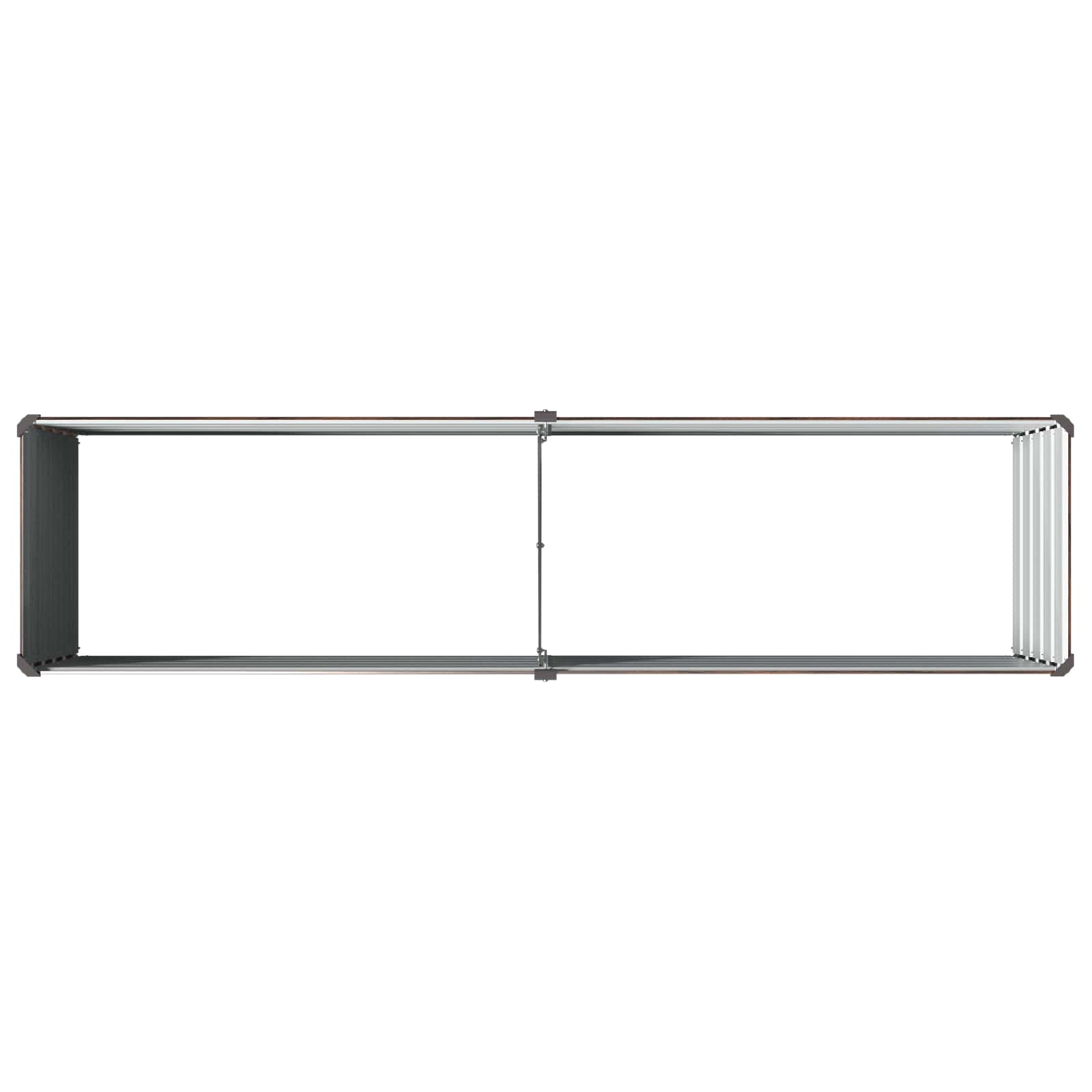 Υψωμένο Κρεβάτι Κήπου Μαύρο 160 x 40 x 55 εκ.