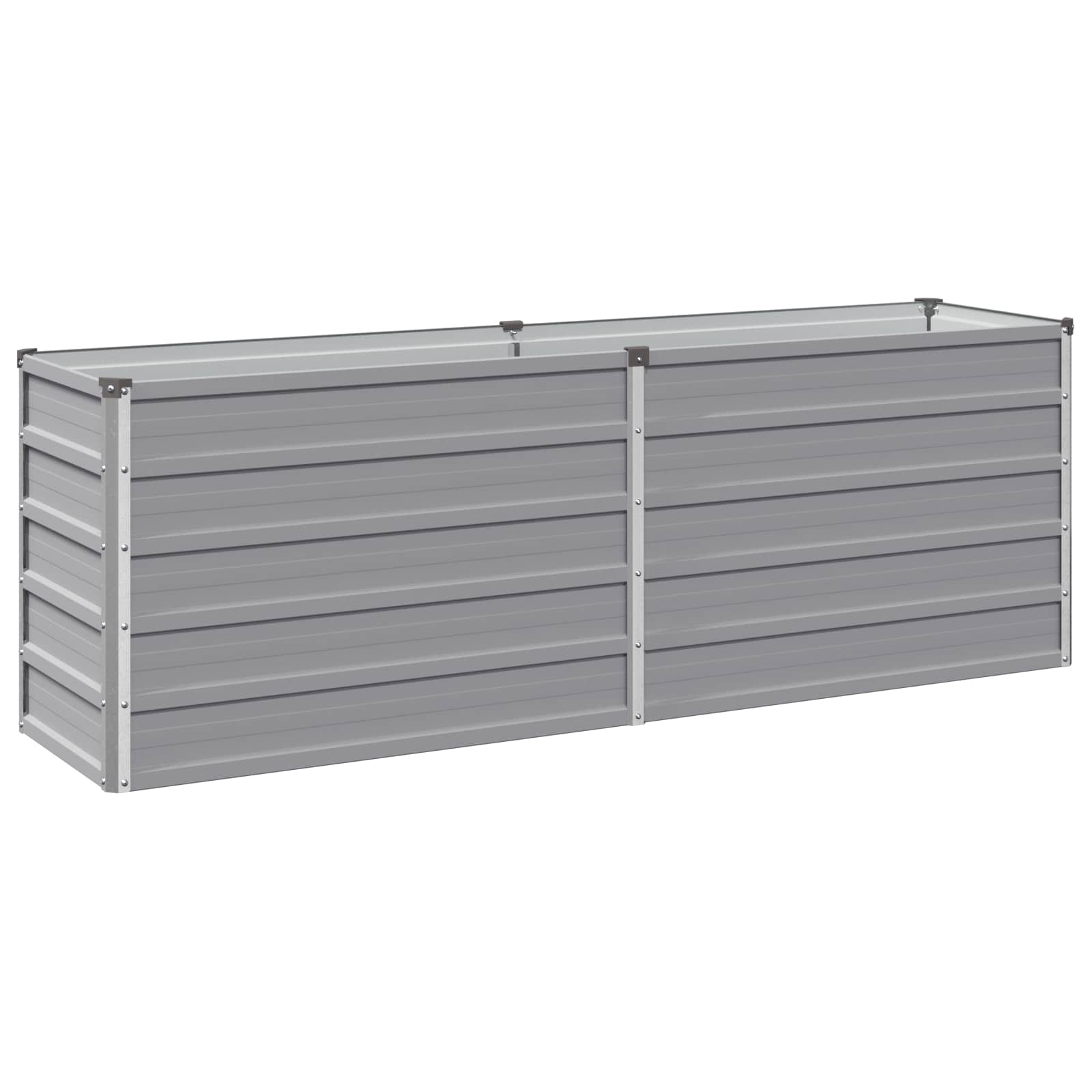 Υψωμένο Κρεβάτι Κήπου Γκρι 160 x 40 x 55 εκ. - Pakobazaar