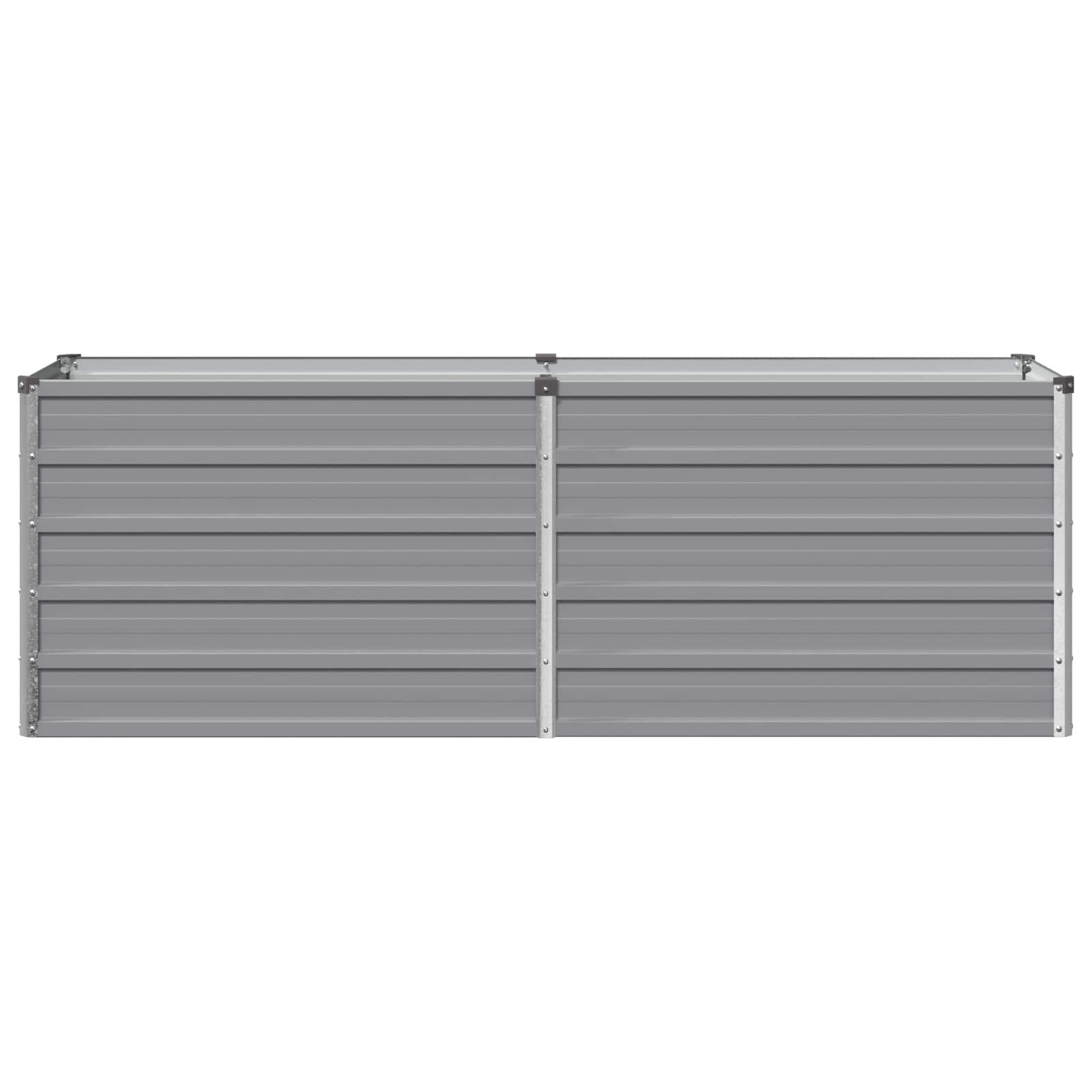 Υψωμένο Κρεβάτι Κήπου Γκρι 160 x 40 x 55 εκ. - Pakobazaar