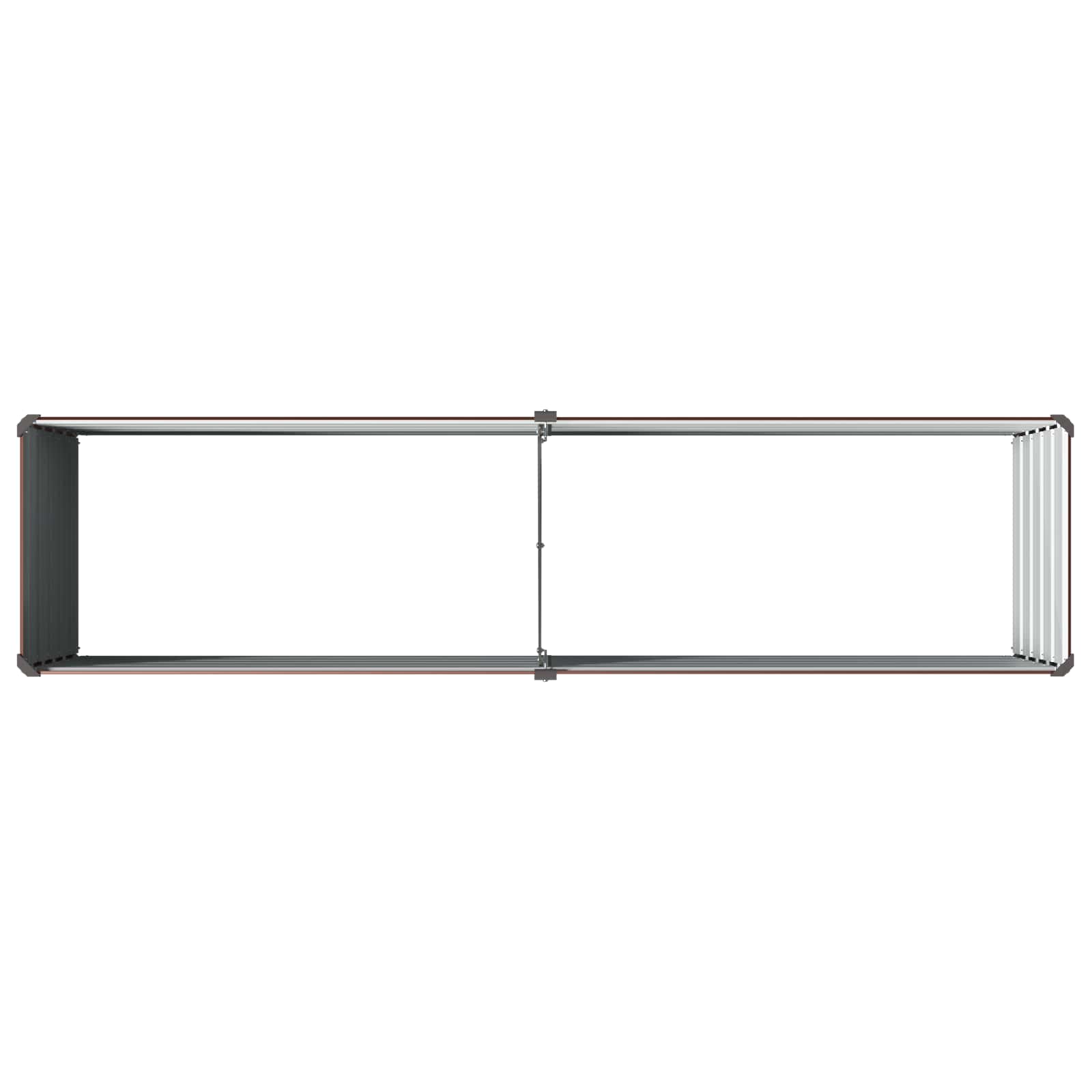 Υψωμένο Κρεβάτι Κήπου Καφέ 160 x 40 x 55 εκ. - Pakobazaar
