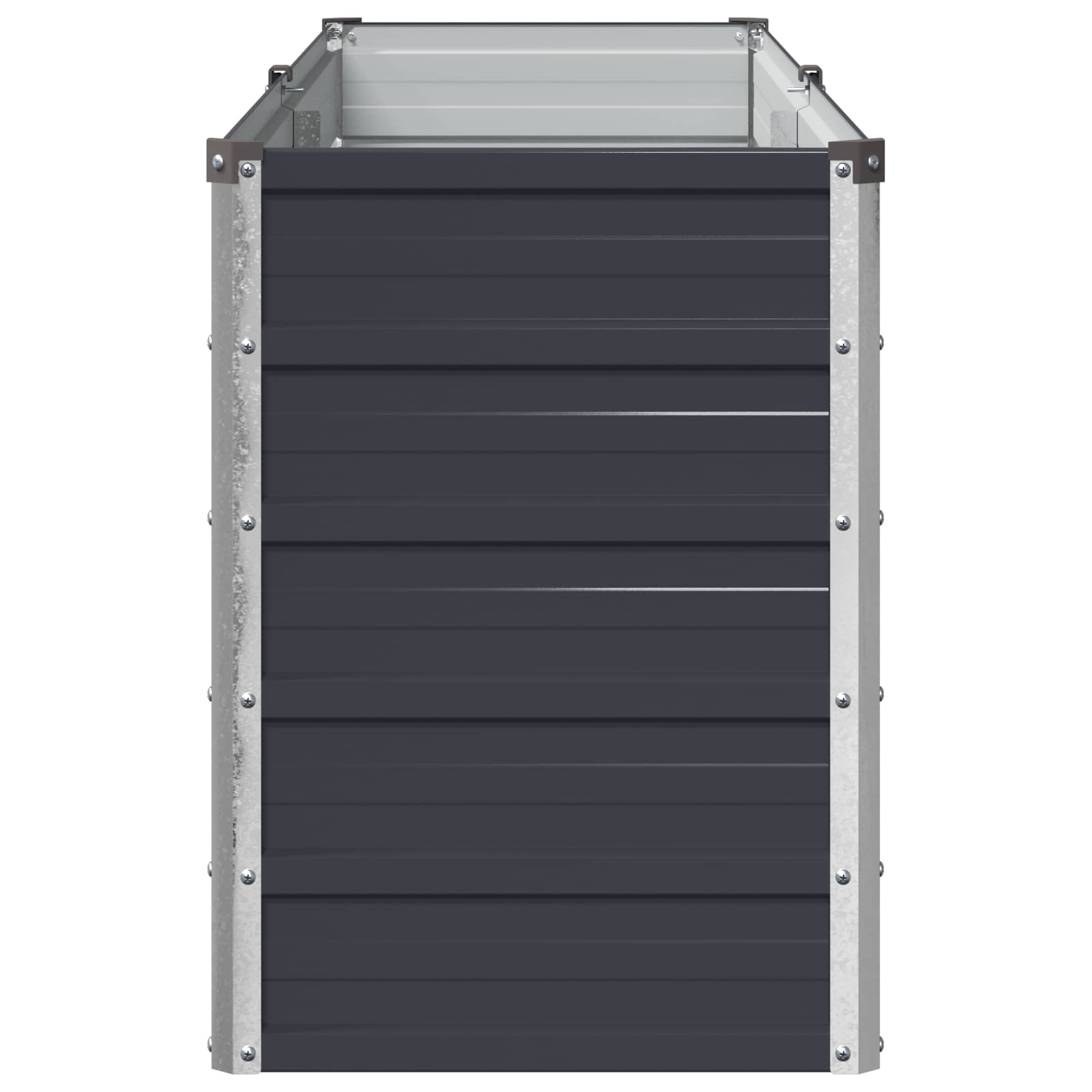 Υψωμένο Κρεβάτι Κήπου Ανθρακί 160 x 40 x 55 εκ. - Pakobazaar