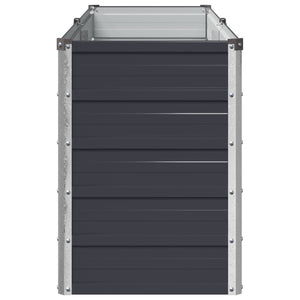 Υψωμένο Κρεβάτι Κήπου Ανθρακί 160 x 40 x 55 εκ. - Pakobazaar