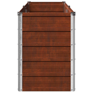 Υψωμένο Κρεβάτι Κήπου Σκ rusty 160 x 40 x 55 εκ. κοντόν - Pakobazaar