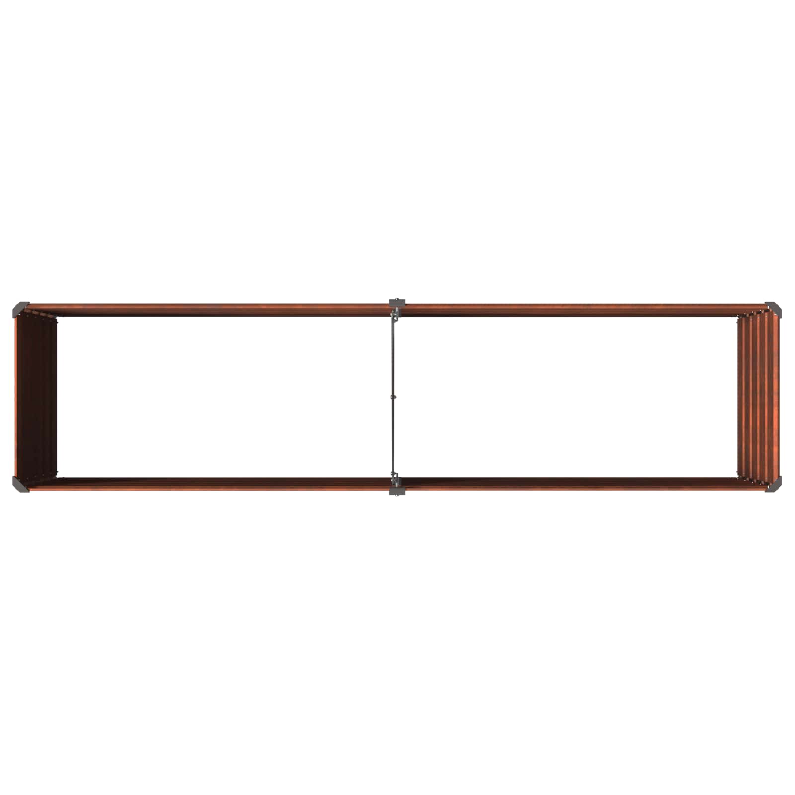 Υψωμένο Κρεβάτι Κήπου Σκ rusty 160 x 40 x 55 εκ. κοντόν - Pakobazaar