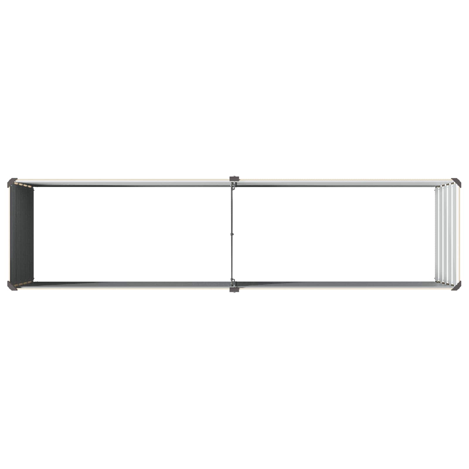 Υψωμένο Κρεβάτι Κήπου Ελεφαντόδοντο 160 x 40 x 55 εκ. - Pakobazaar