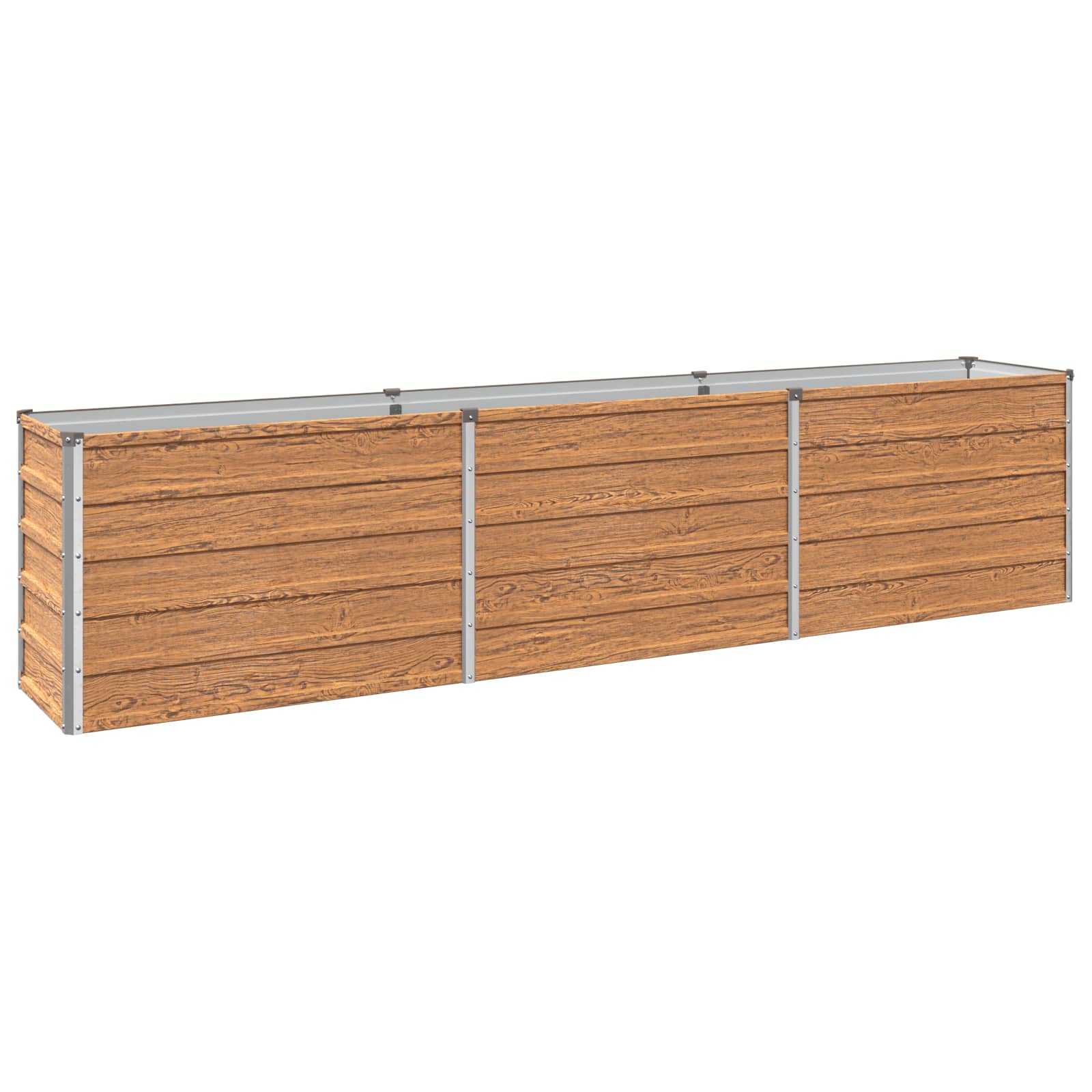 Υψωμένο Κρεβάτι Κήπου Ξύλινο Καφέ 240 x 40 x 55 εκ. - Pakobazaar