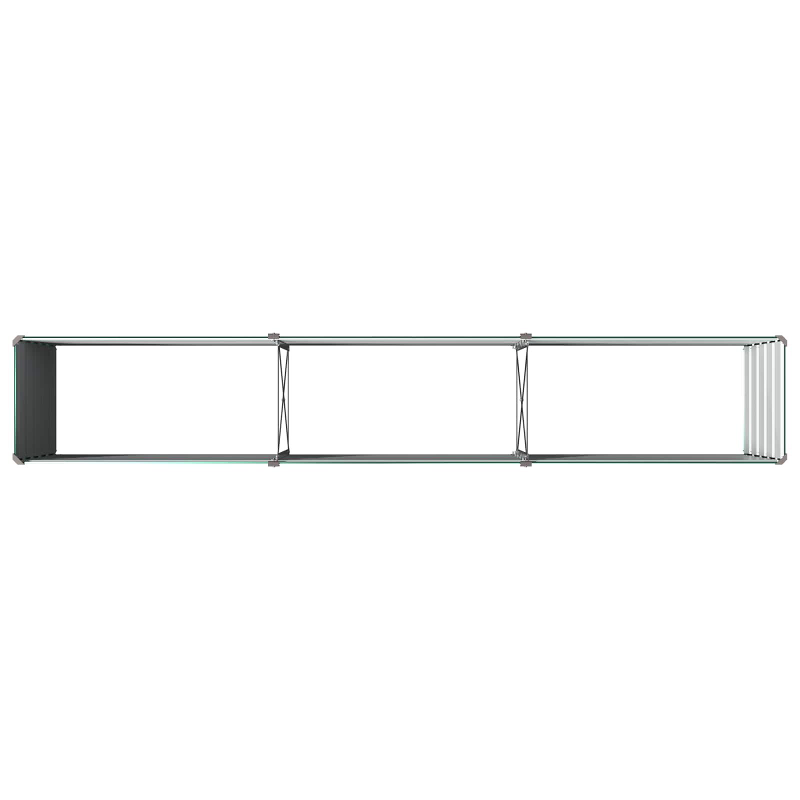 Υψωμένο Κρεβάτι Κήπου Πράσινο 240 x 40 x 55 εκ. - Pakobazaar