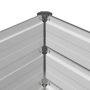 Υψωμένο Κρεβάτι Κήπου Γκρι 240 x 40 x 55 εκ. - Pakobazaar