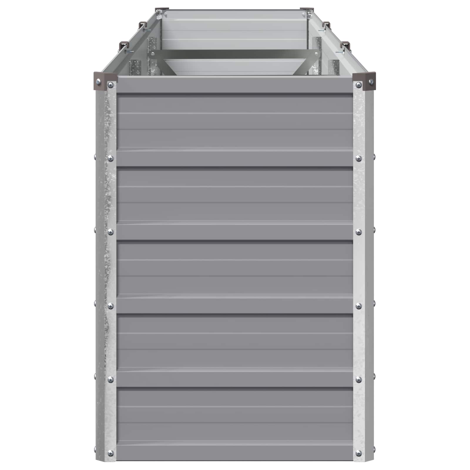 Υψωμένο Κρεβάτι Κήπου Γκρι 240 x 40 x 55 εκ. - Pakobazaar