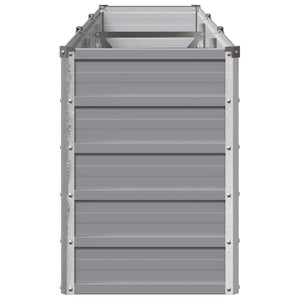 Υψωμένο Κρεβάτι Κήπου Γκρι 240 x 40 x 55 εκ. - Pakobazaar