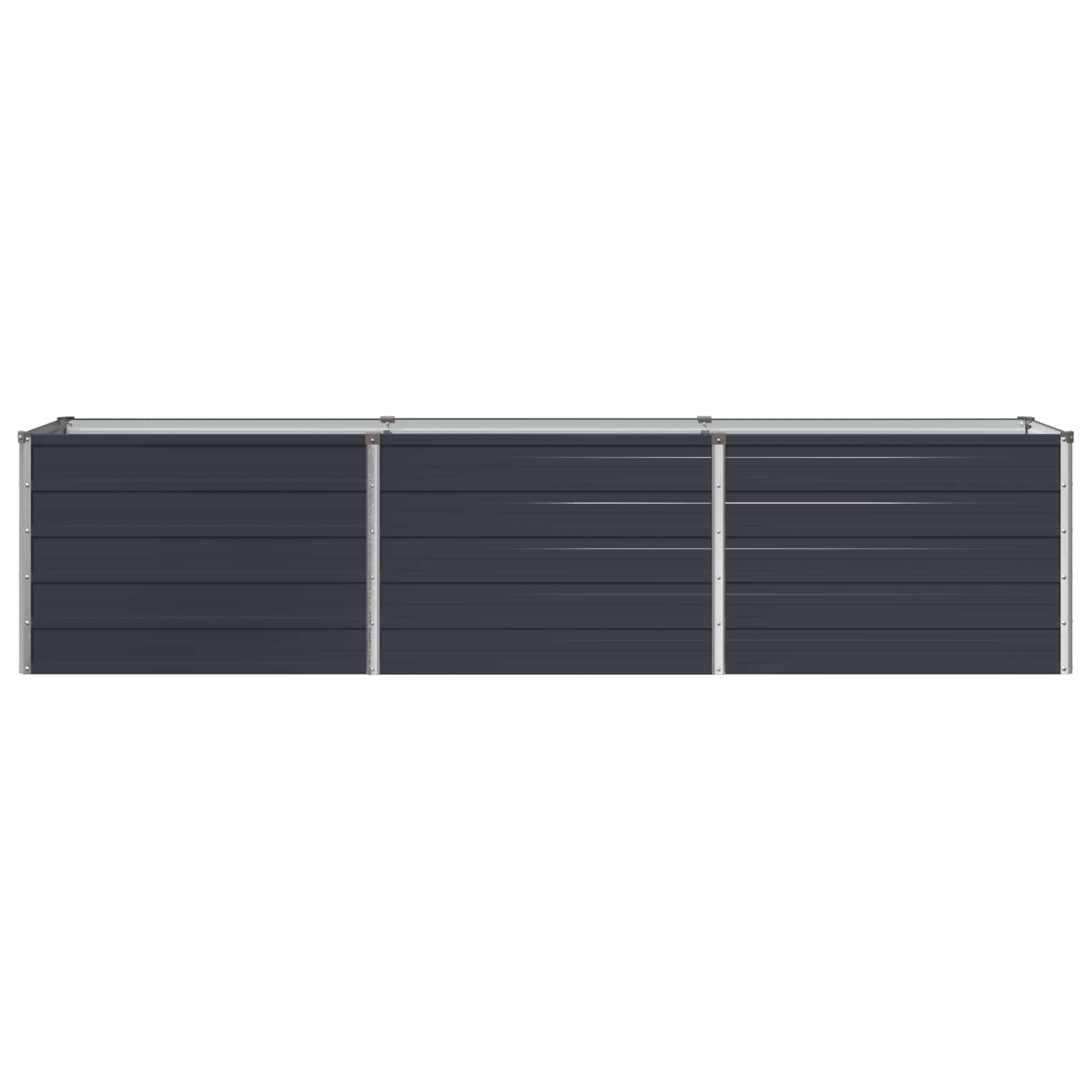Υψωμένο Κρεβάτι Κήπου Ανθρακί 240 x 40 x 55 εκ. - Pakobazaar