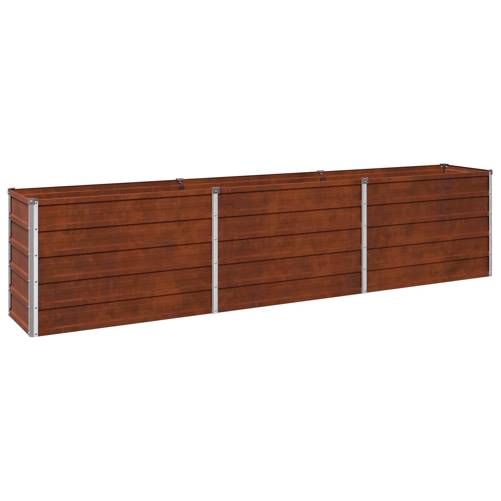 Υψωμένο Κρεβάτι Κήπου Σκ rusty 240 x 40 x 55 εκ. κοντόν - Pakobazaar