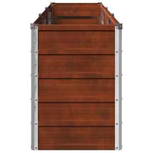 Υψωμένο Κρεβάτι Κήπου Σκ rusty 240 x 40 x 55 εκ. κοντόν - Pakobazaar