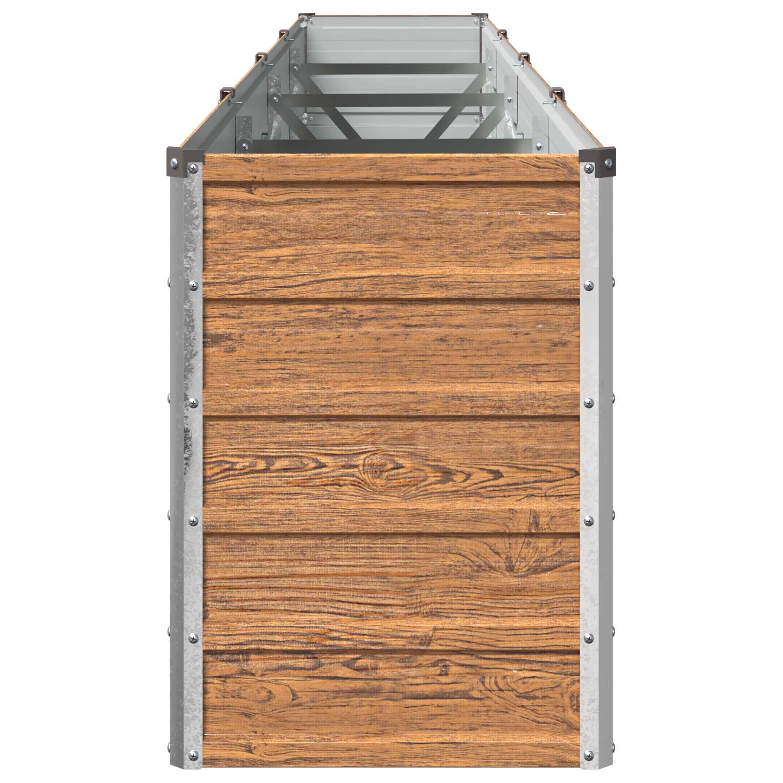 Υψωμένο Κρεβάτι Κήπου Ξύλινο Καφέ 320 x 40 x 55 εκ.