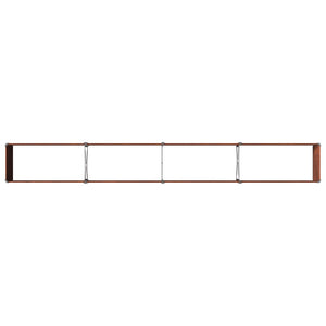 Υψωμένο Κρεβάτι Κήπου Σκ rusty 320 x 40 x 55 εκ. κοντόν - Pakobazaar