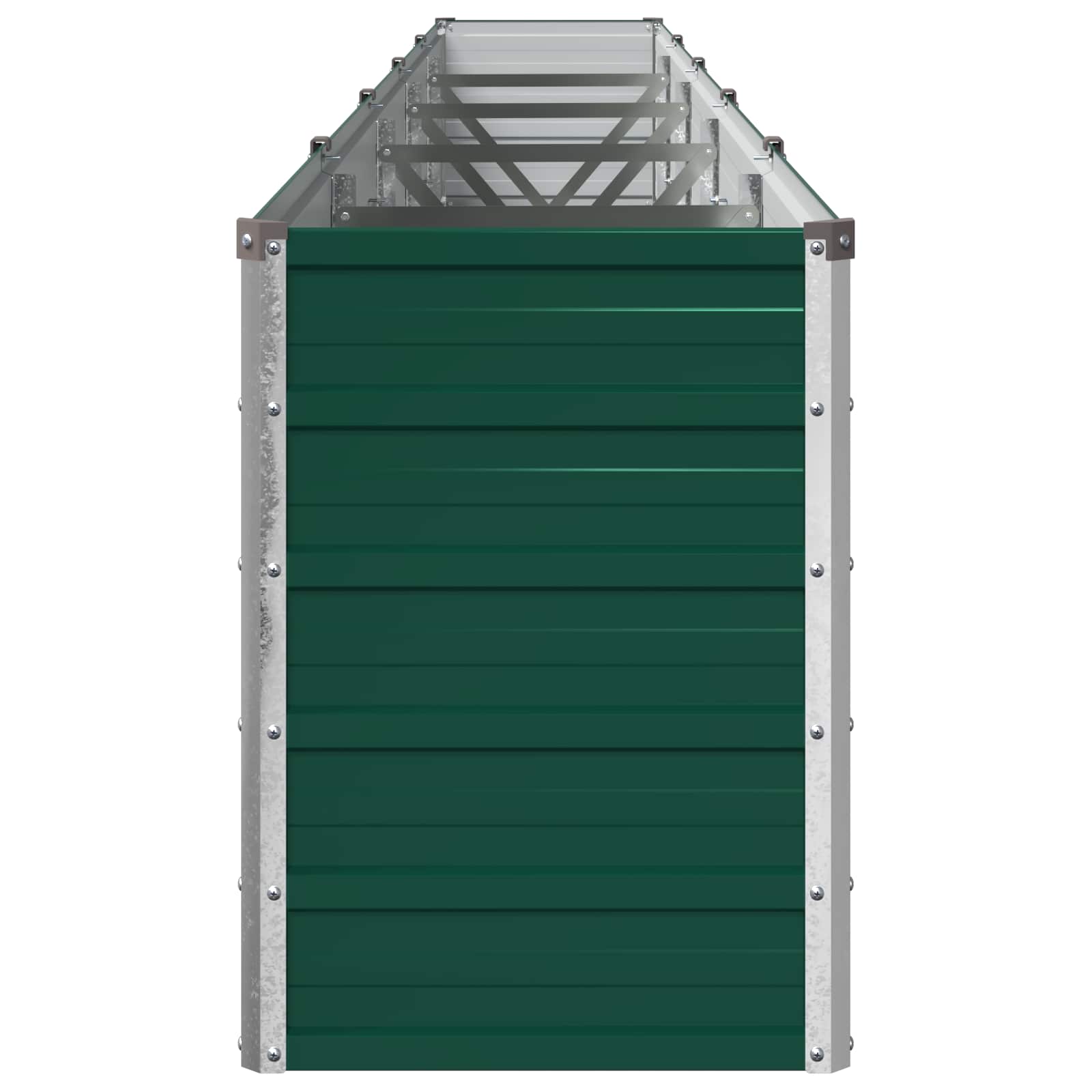 Υψωμένο Κρεβάτι Κήπου Πράσινο 400 x 40 x 55 εκ.