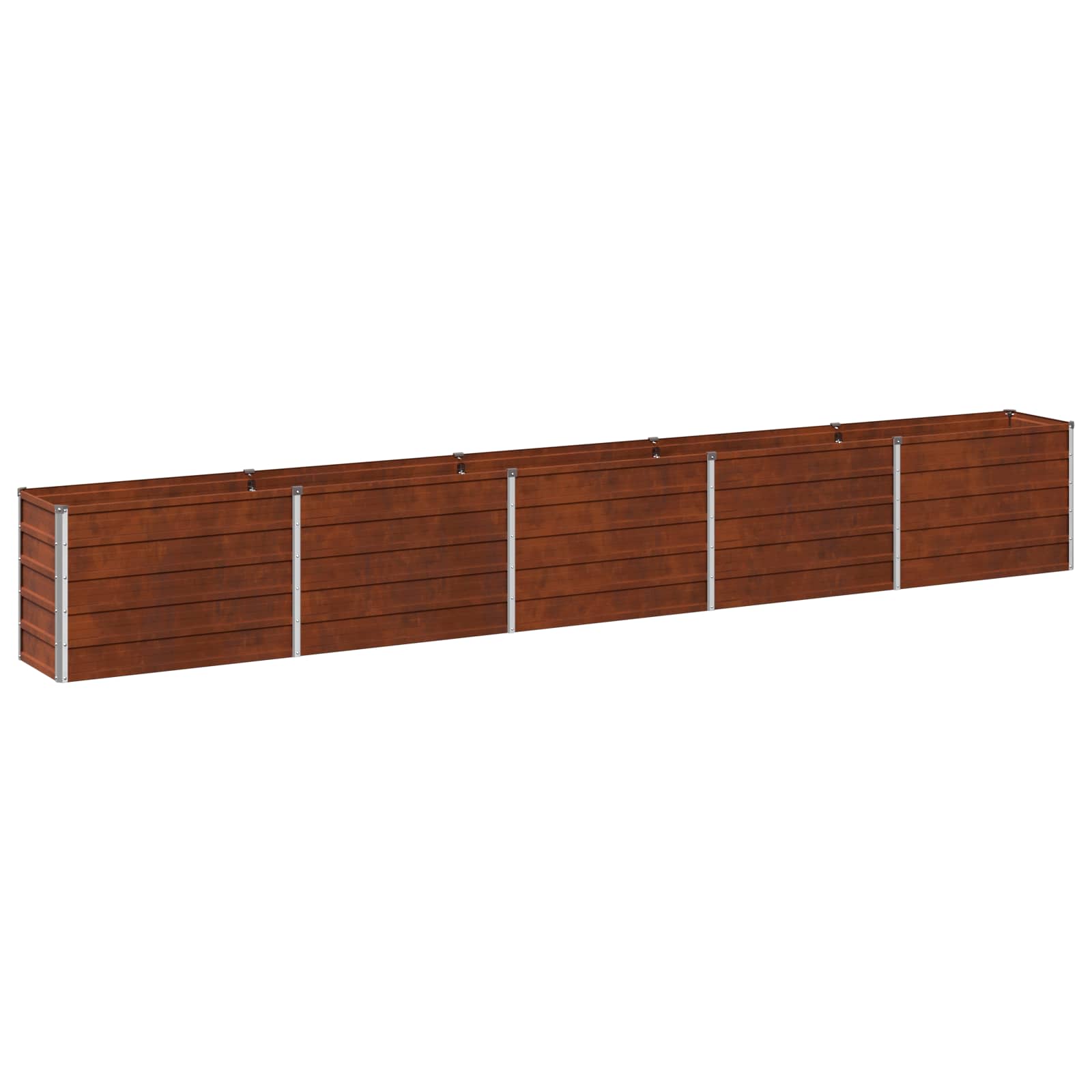 Υψωμένο Κρεβάτι Κήπου Σκ rusty 400 x 40 x 55 εκ. κοντόν