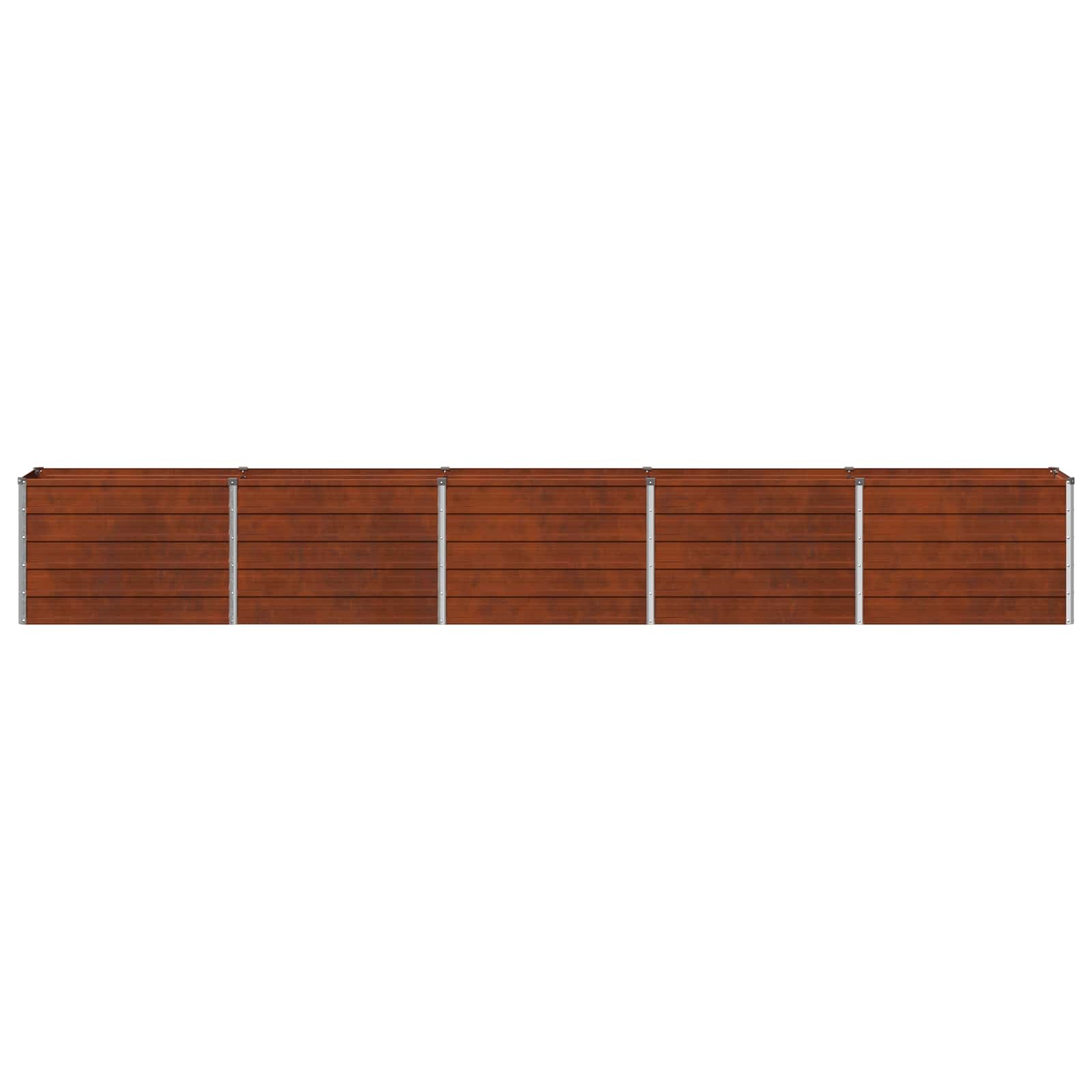 Υψωμένο Κρεβάτι Κήπου Σκ rusty 400 x 40 x 55 εκ. κοντόν