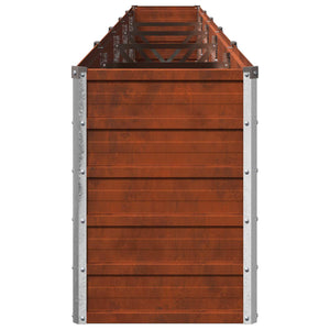 Υψωμένο Κρεβάτι Κήπου Σκ rusty 400 x 40 x 55 εκ. κοντόν