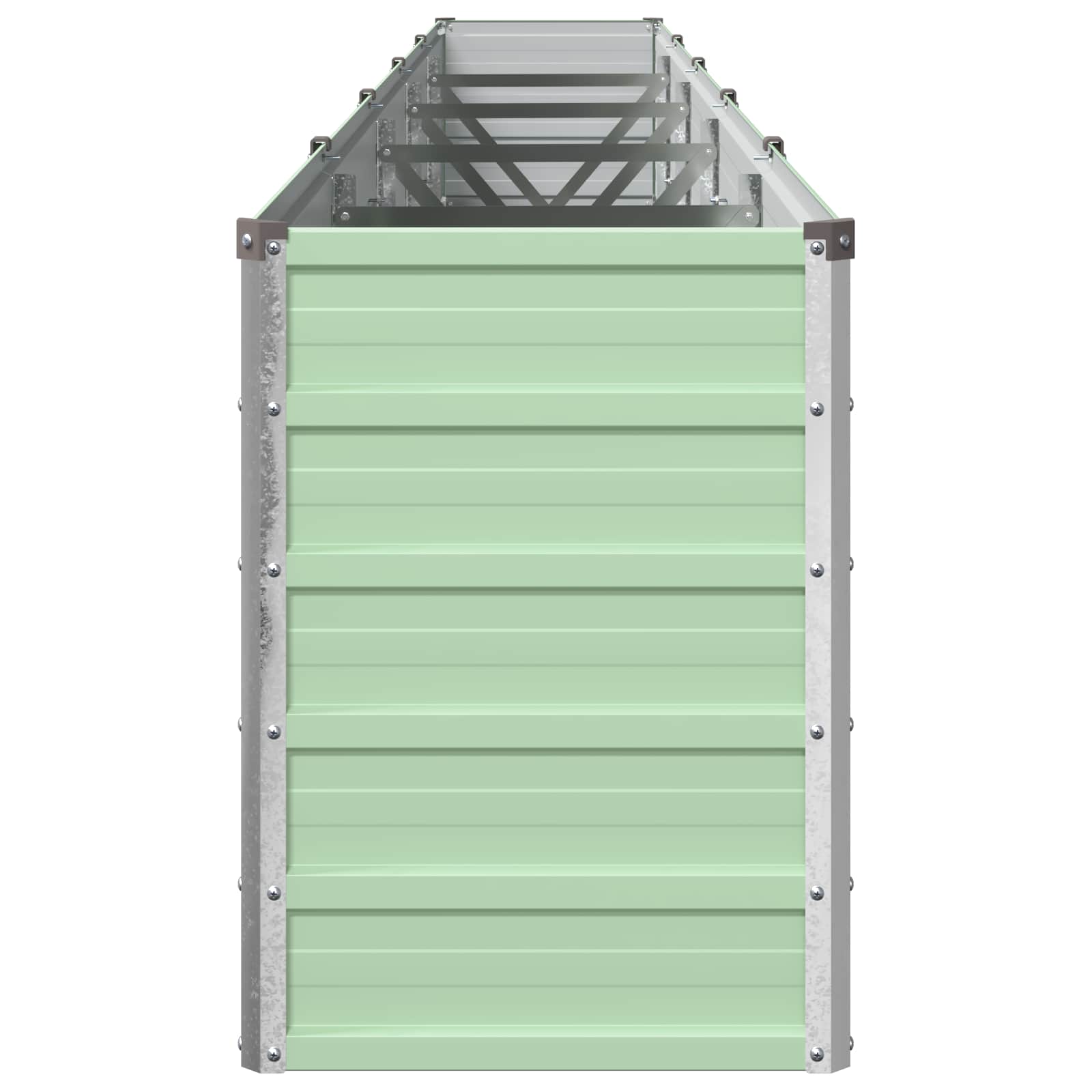 Υψωμένο Κρεβάτι Κήπου Παστέλ Πράσινο 400 x 40 x 55 εκ.