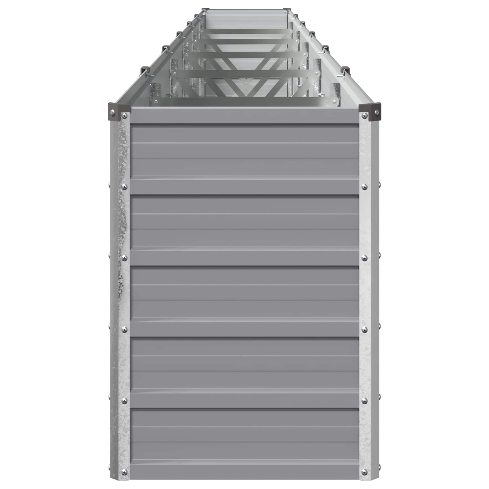Υψωμένο Κρεβάτι Κήπου Γκρι 480 x 40 x 55 εκ.