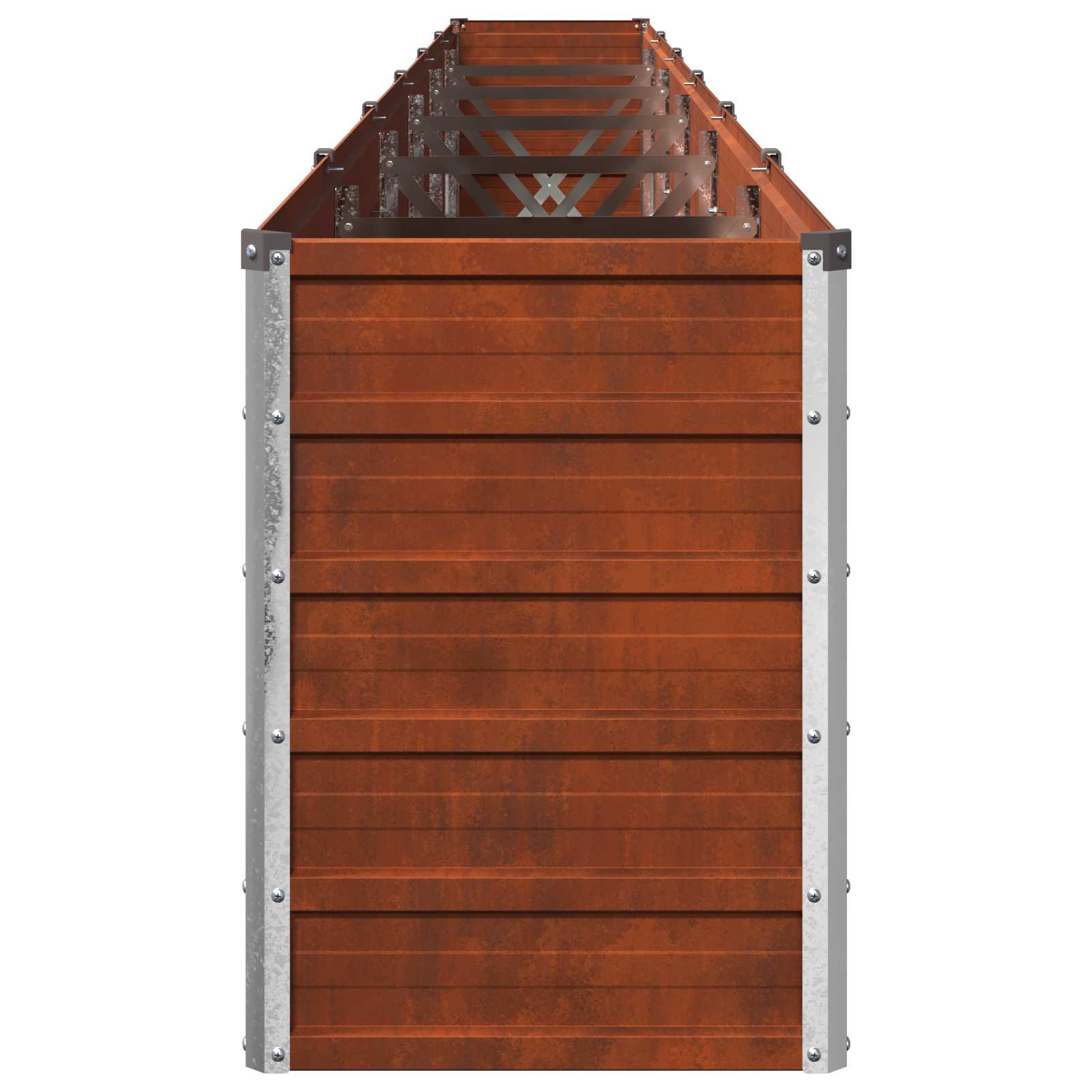Υψωμένο Κρεβάτι Κήπου Σκ rusty 480 x 40 x 55 εκ. κοντόν - Pakobazaar