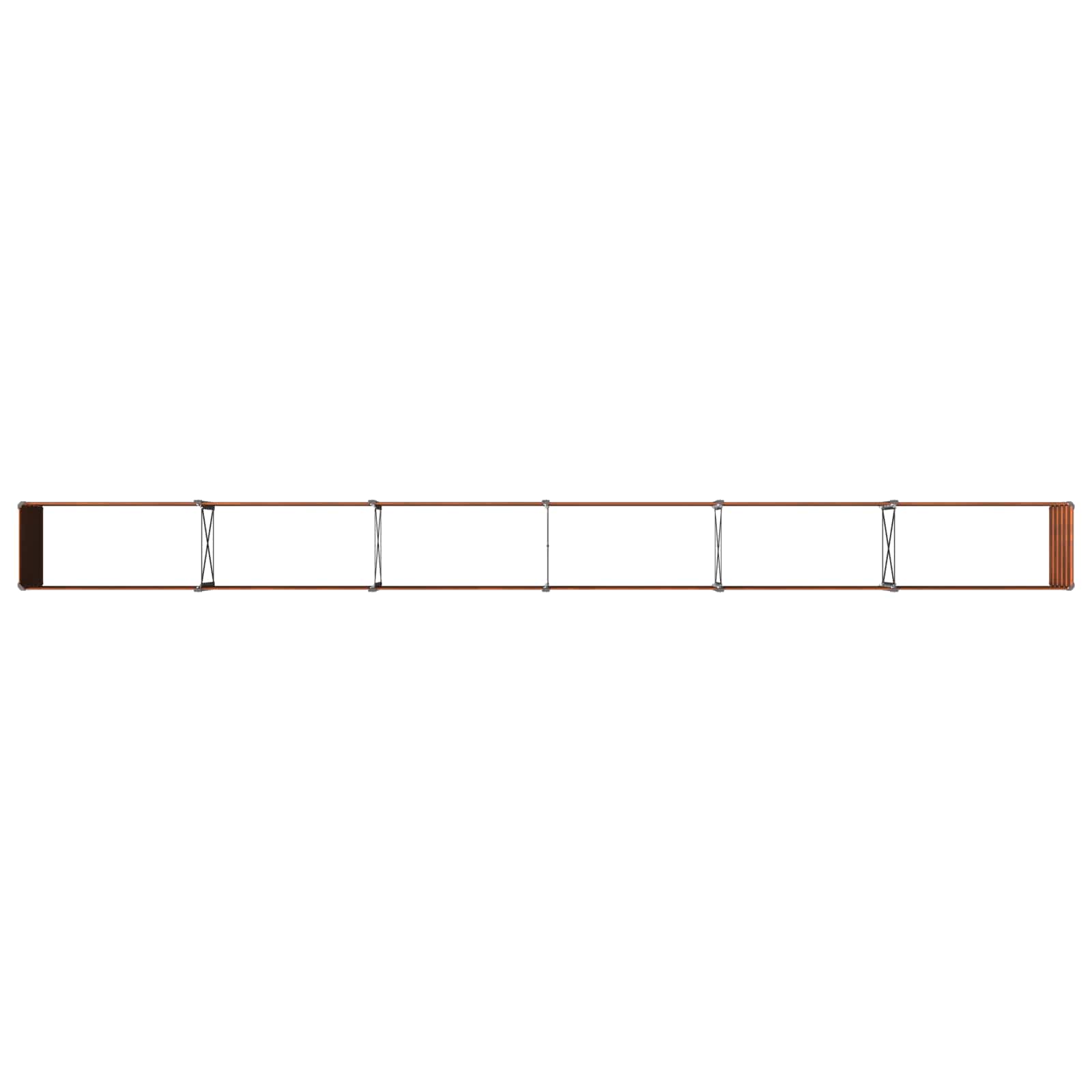Υψωμένο Κρεβάτι Κήπου Σκ rusty 480 x 40 x 55 εκ. κοντόν - Pakobazaar