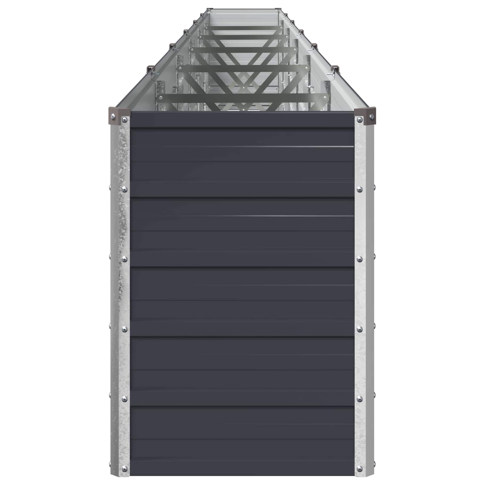 Υψωμένο Κρεβάτι Κήπου Ανθρακί 600 x 40 x 55 εκ. - Pakobazaar